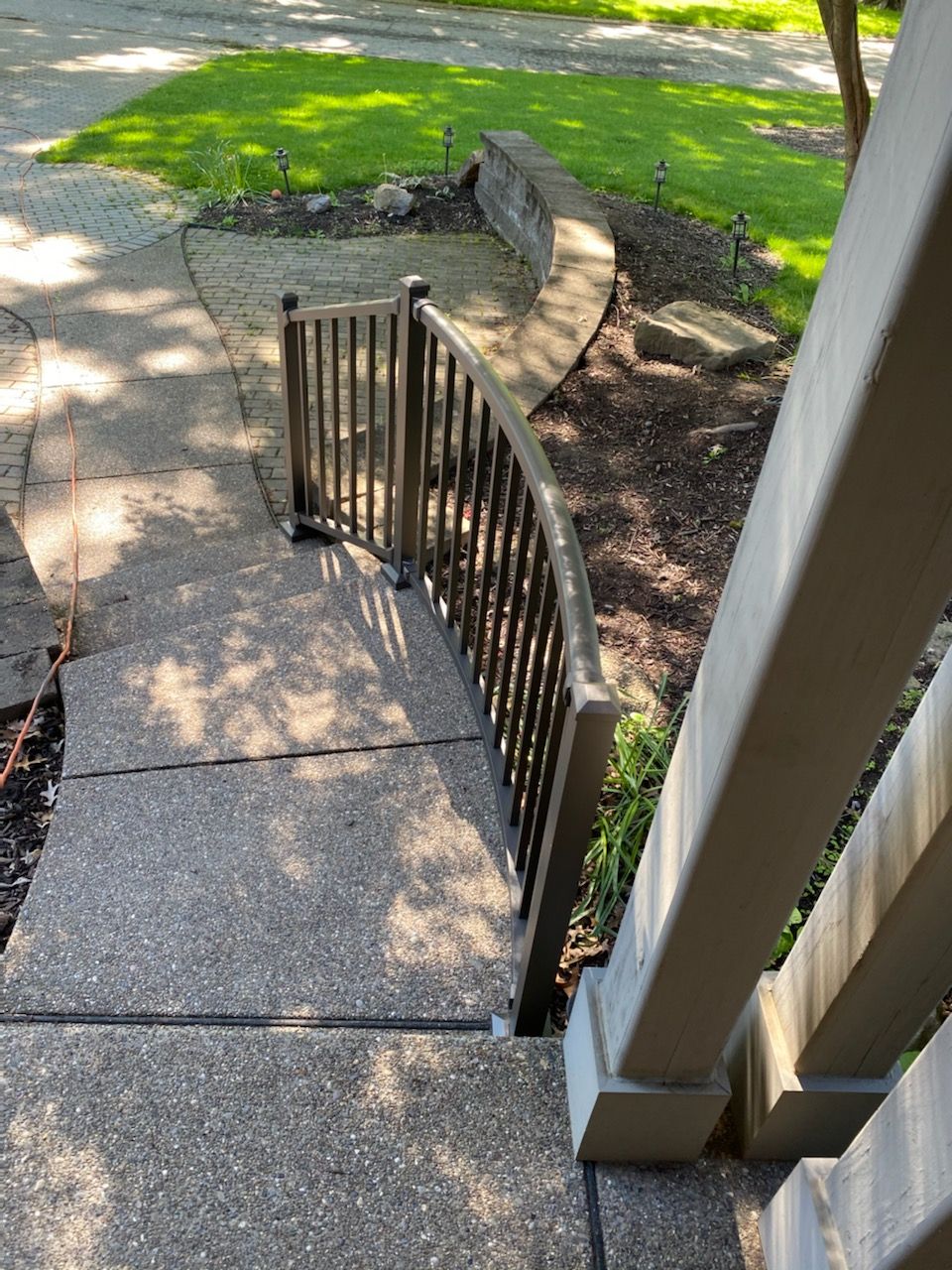 Curved Railings Portfolio Bella Railings Pittsburgh, PA