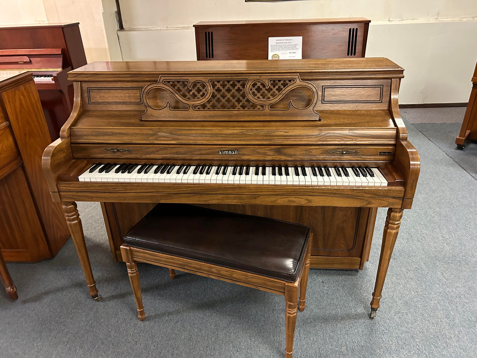 Kimball Upright Pianos Gallery BHA Piano Center