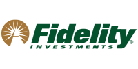 Fidelity Investments logo: sunburst emblem with the word