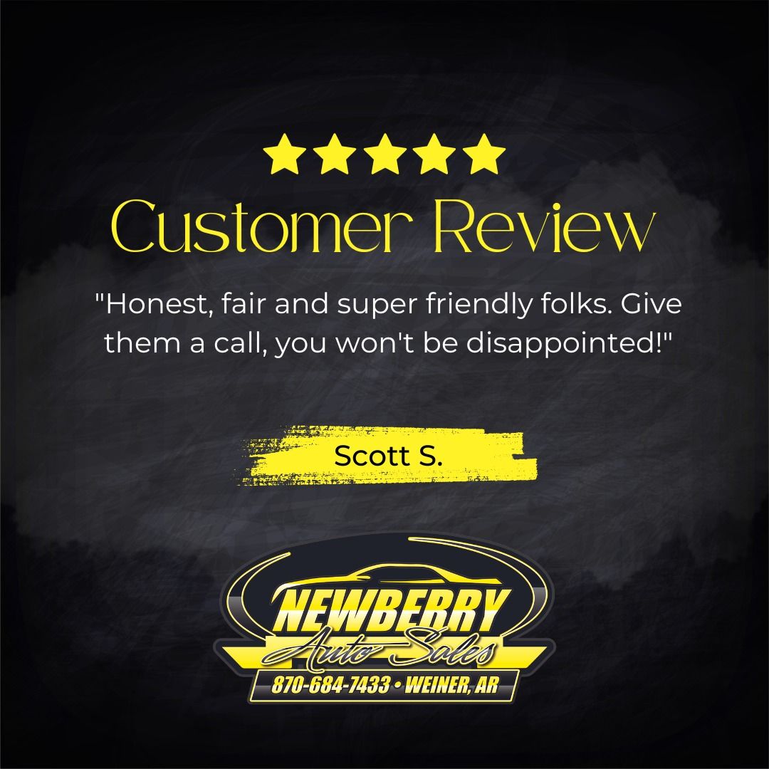 Used Cars and Financing Newberry Auto Sales Weiner, AR