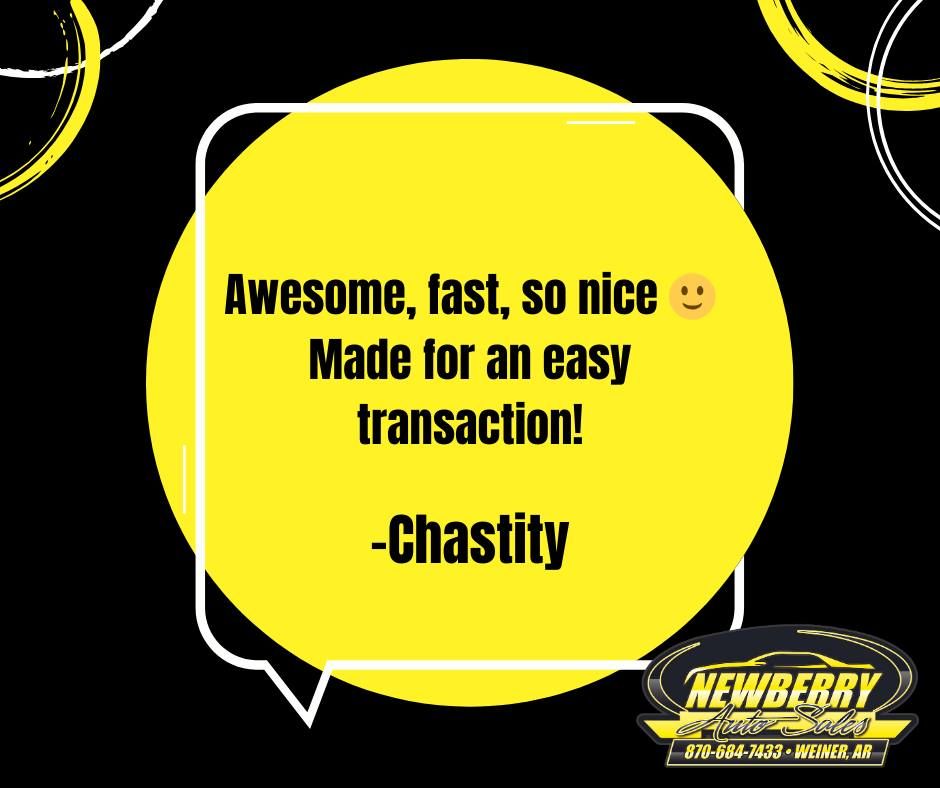 Used Cars and Financing Newberry Auto Sales Weiner, AR