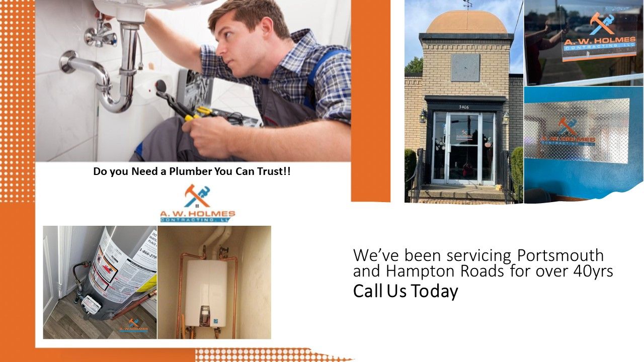 Commercial Plumber Portsmouth, VA A.W. Holmes Contracting