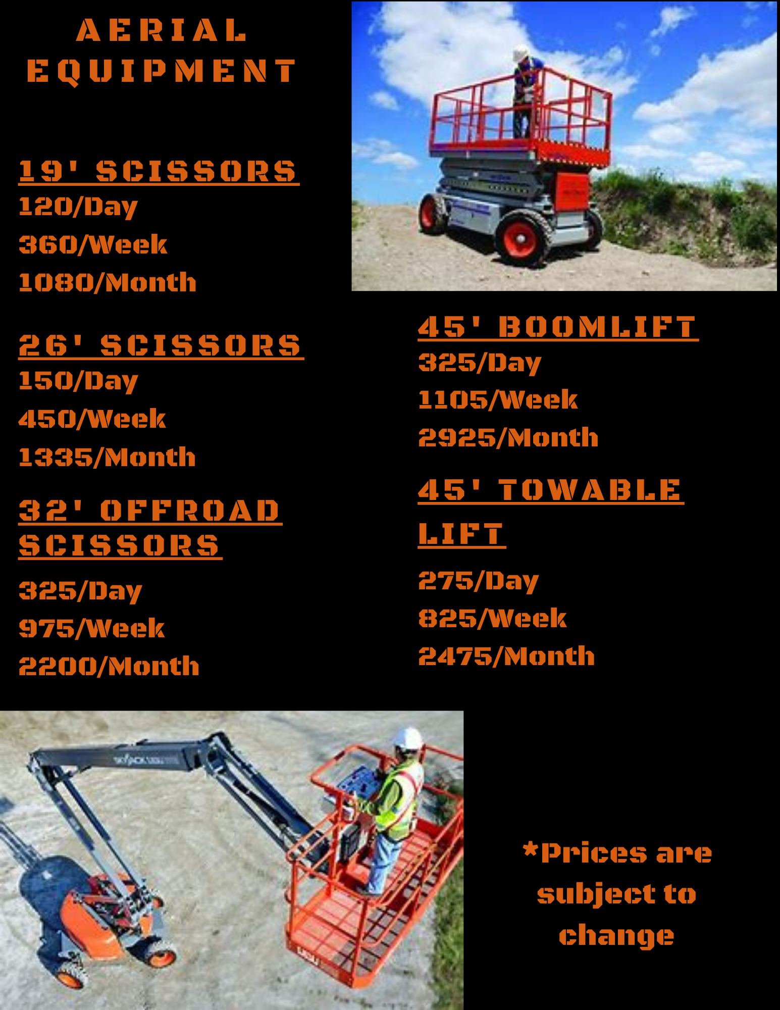 Aerial Equipment Wylie, TX