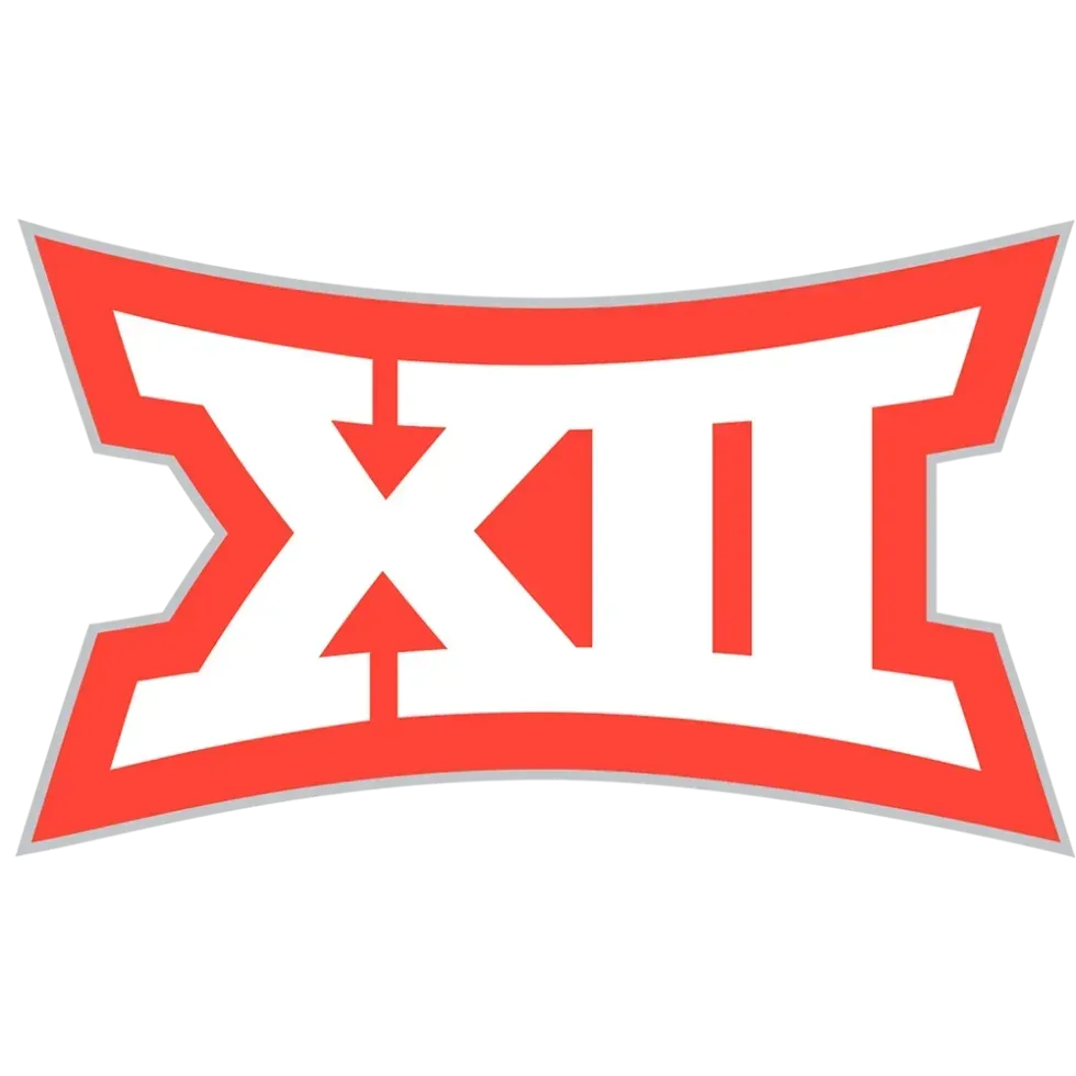 Big 12 logo in red and white