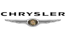 Chrysler logo with the brand name in black text above a stylized silver winged emblem.