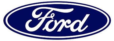 The Ford logo, consisting of the white 