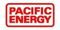 Logo for Pacific Energy in red text within a red rectangular border.