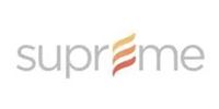 Supreme logo with stacked flame design.