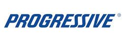 Progressive logo in blue italic text on a white background
