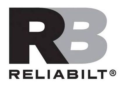 Reliabilt logo with black and gray “RB” and the word “RELIABILT” below