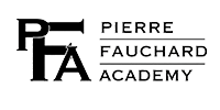 Pierre Fauchard Academy logo with black “PFA” monogram and text on white background