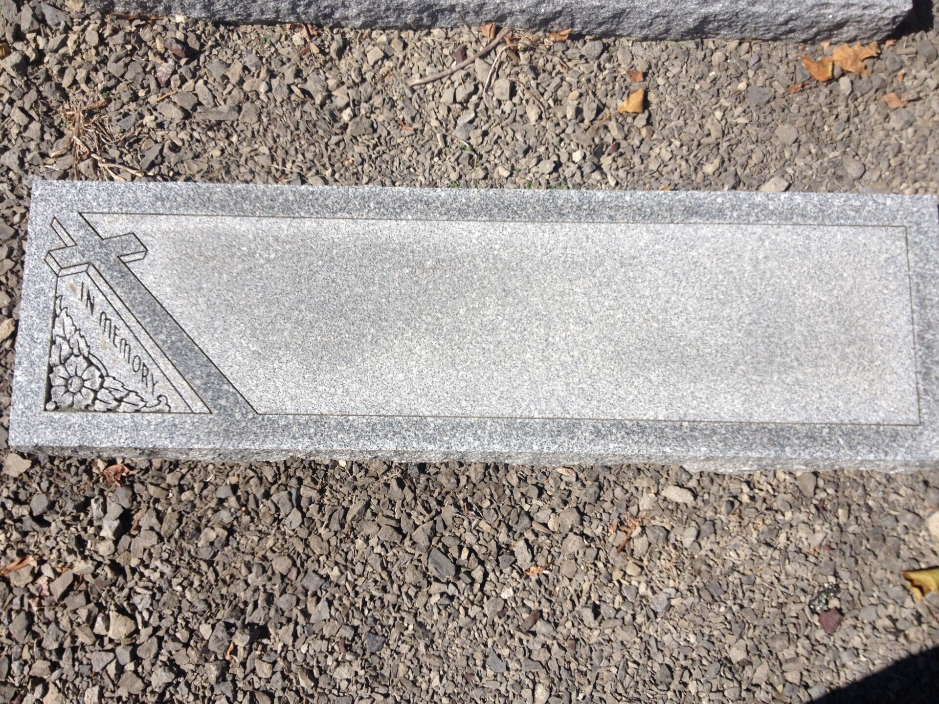 Flush Grass Memorial Markers Harrisville, PA