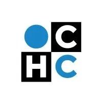 Blue and black CHC logo with letters in a four-square grid