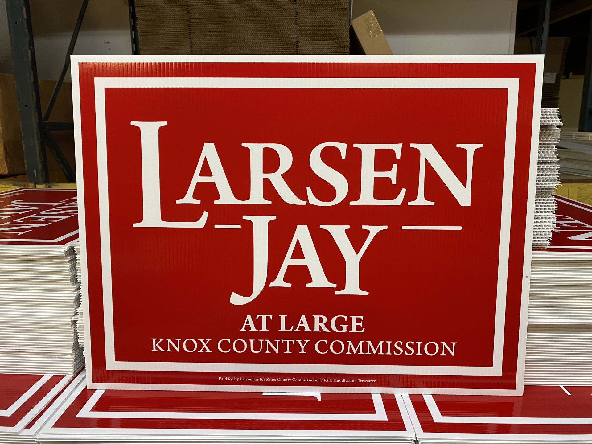 Political Sign Printing Knoxville, TN