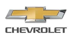 Chevrolet logo with gold bowtie emblem and gray wordmark