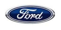 Ford logo in white script on a blue oval