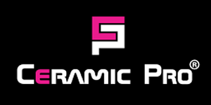 Logo for Ceramic Pro: Pink and white