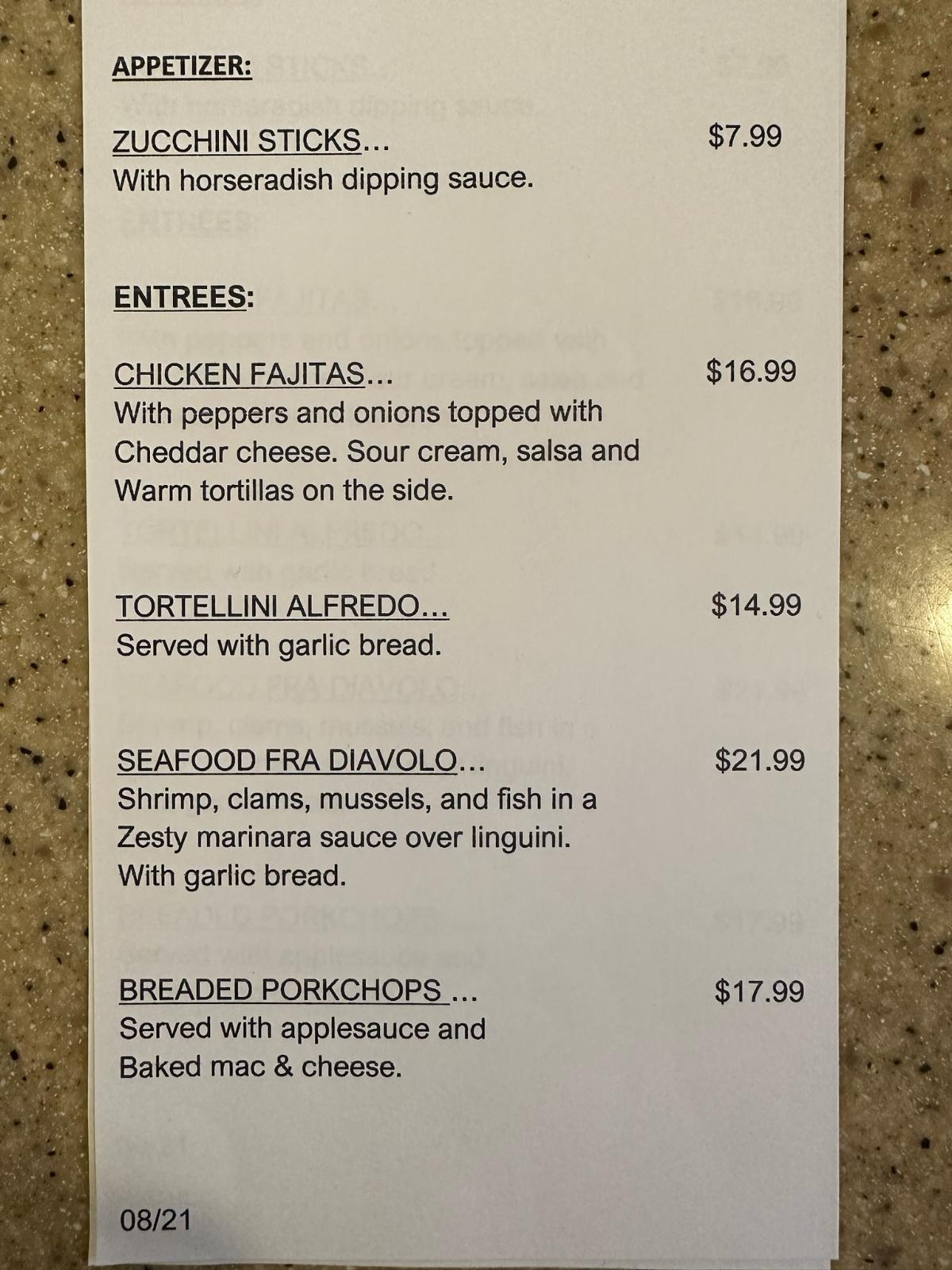 Pizza Express Pizza Menu Point Pleasant, NJ