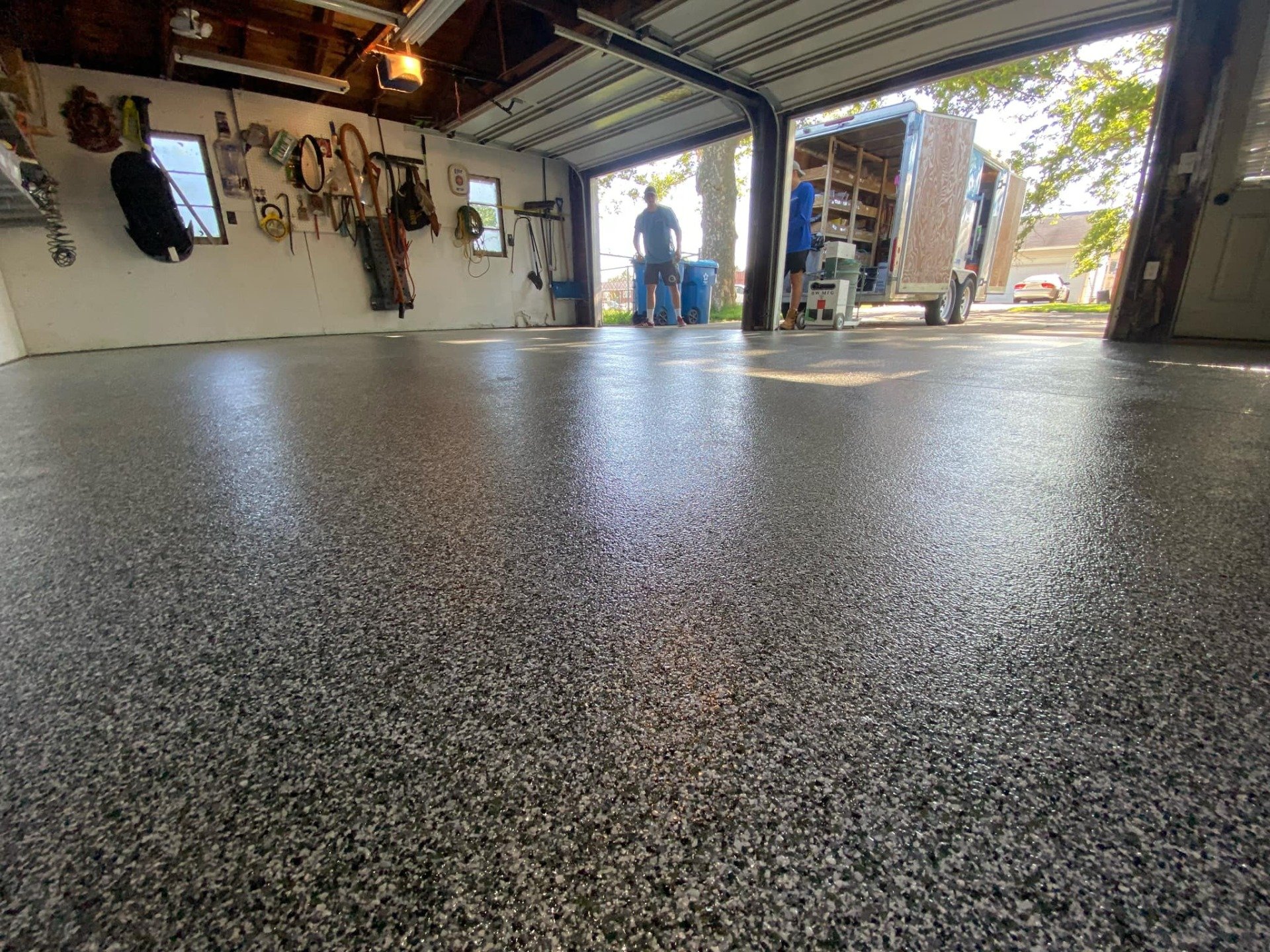 West Michigan Garage Interiors Photos Floor Coating Hudsonville, MI