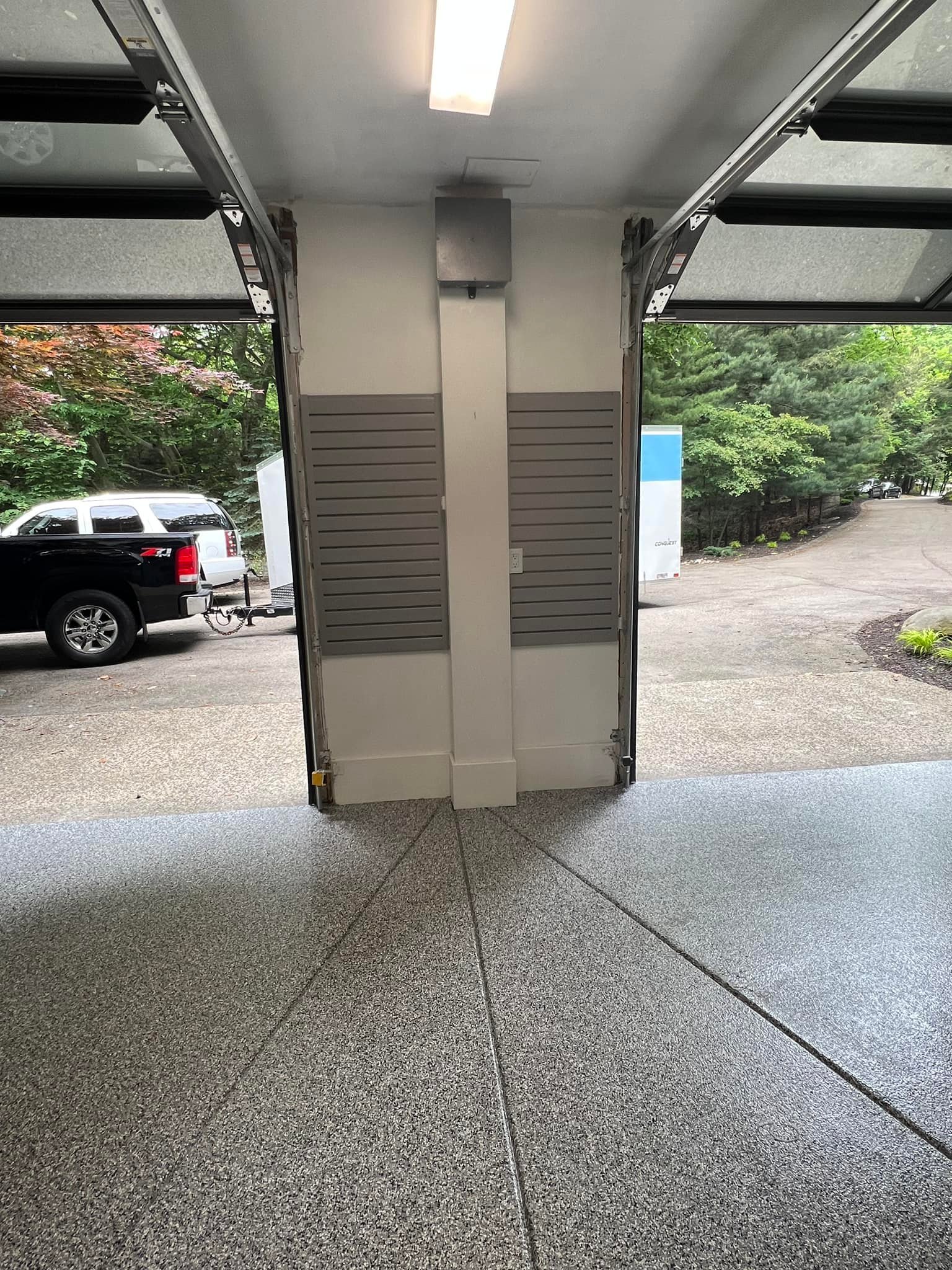 West Michigan Garage Interiors Photos Floor Coating Hudsonville, MI