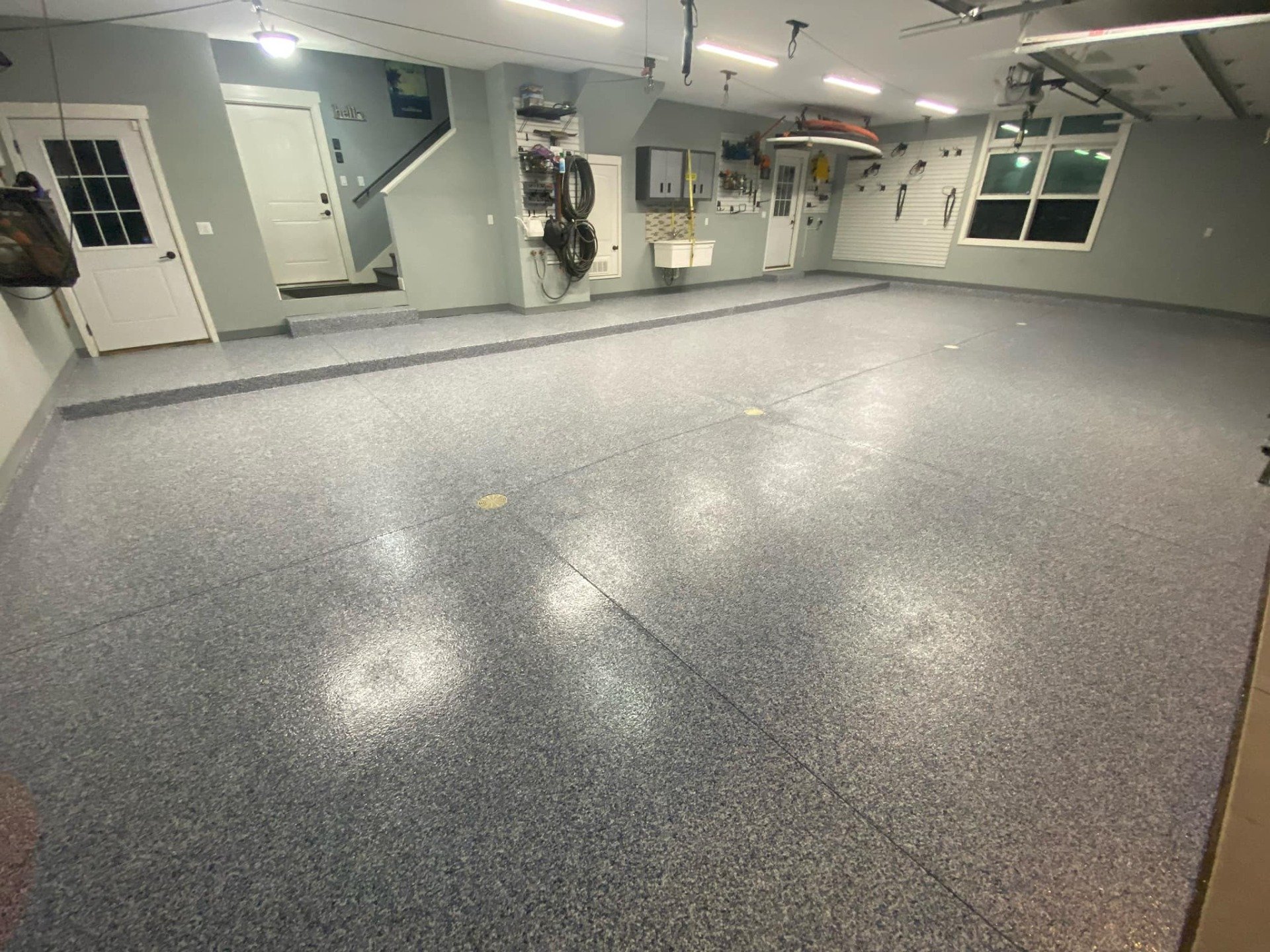 West Michigan Garage Interiors Photos Floor Coating Hudsonville, MI