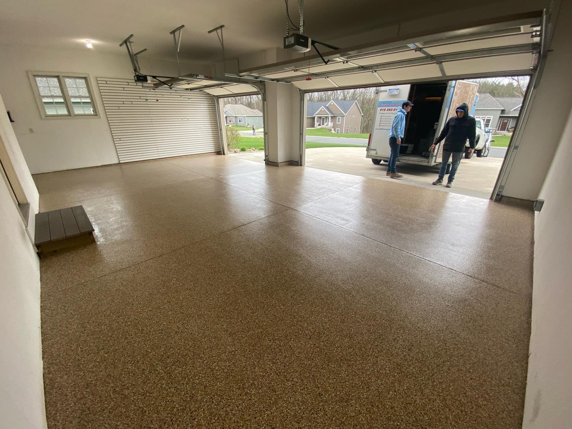 West Michigan Garage Interiors Photos Floor Coating Hudsonville, MI