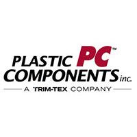 Plastic Components Inc. logo with red “PC” and subtitle “A Trim-Tex Company”