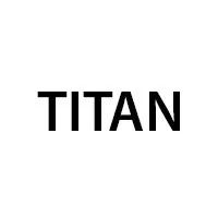 Black text “TITAN” on a white background