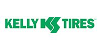 Kelly KS Tires green logo on a white background