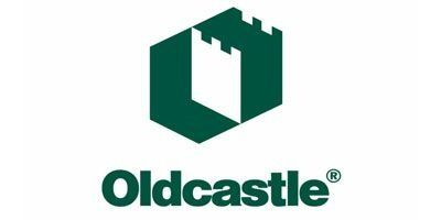Oldcastle logo with green geometric icon and wordmark