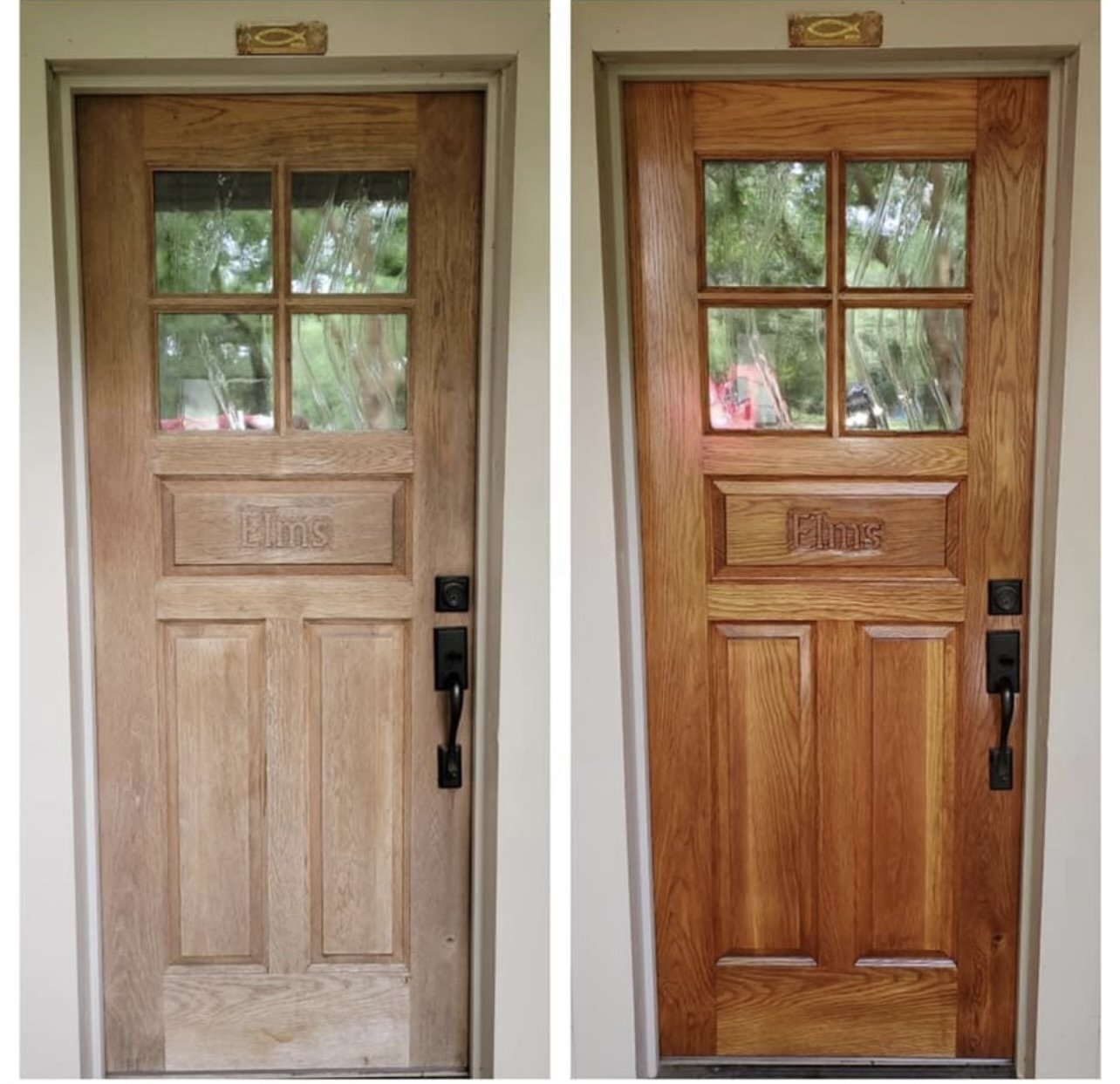 4 Inch Wood Pull - Etsy - Minimalist Wooden Door Restoration