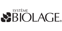 Système Biolage logo with a stylized leaf in a square.