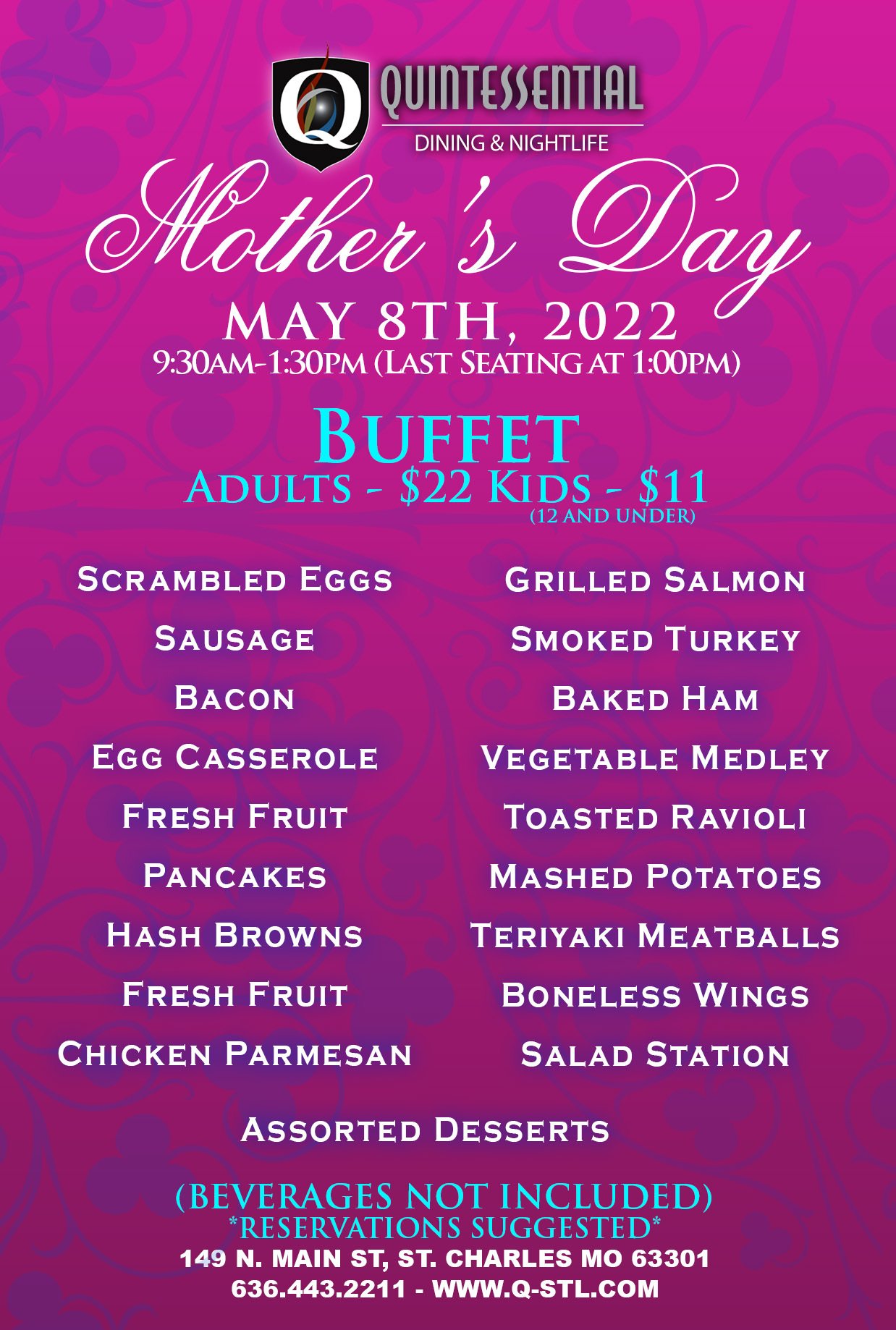 Quintessential Dining & Nightlife Catering Saint Charles, MO