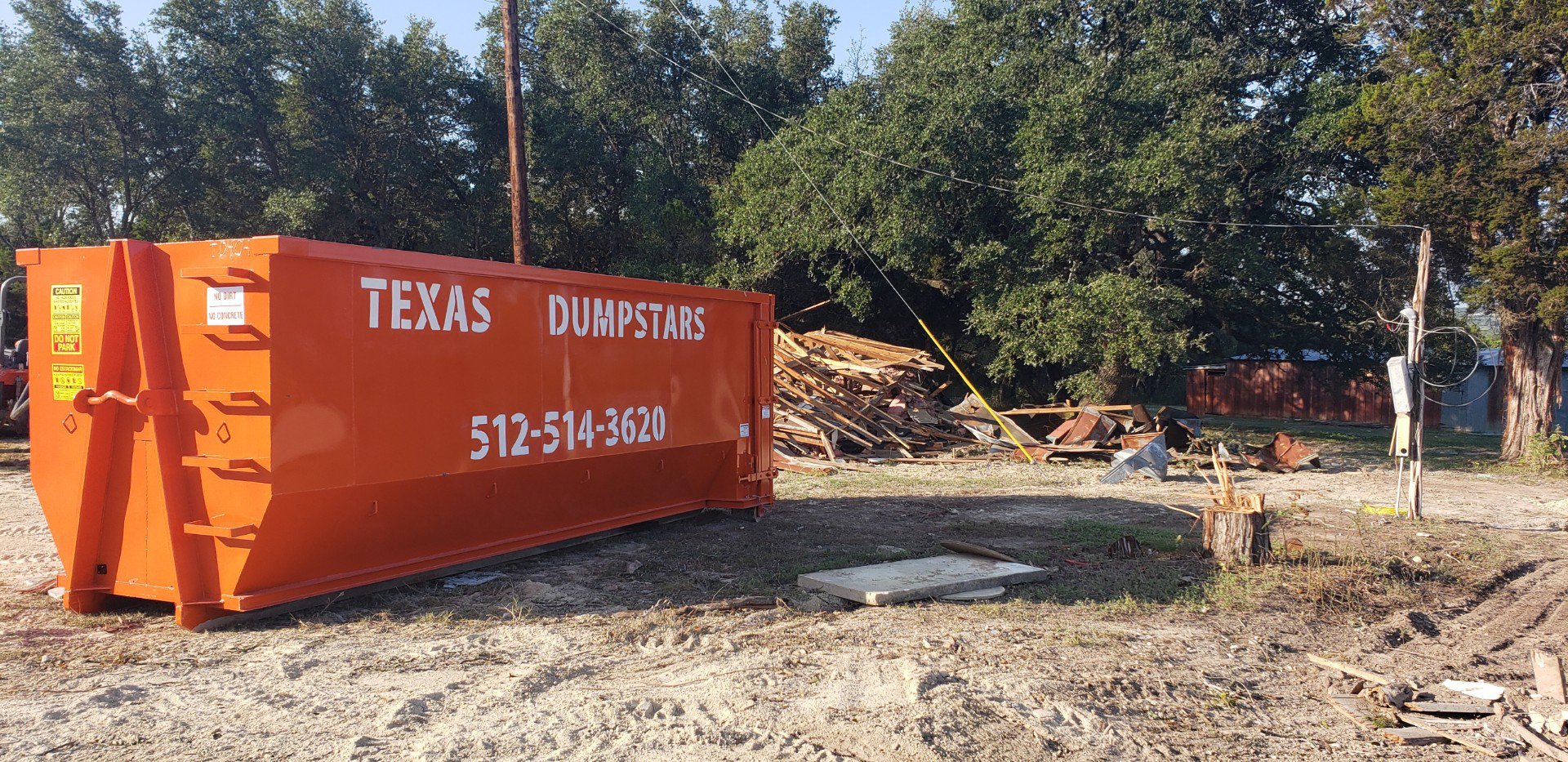 Texas Dumpstars Dumpster Rental Photo Gallery Round Rock, TX