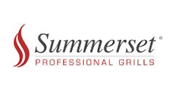 Summerset Professional Grills logo with a flame icon in red and the company name in gray.