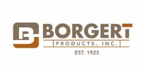 Logo for Borgert Products, Inc., featuring a stylized