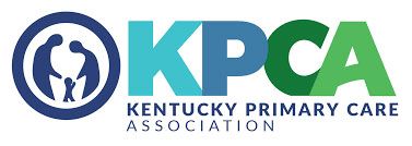 KPCA Kentucky Primary Care Association logo with blue and green text and circular icon