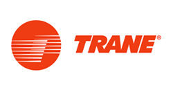 A trane logo is shown on a white background