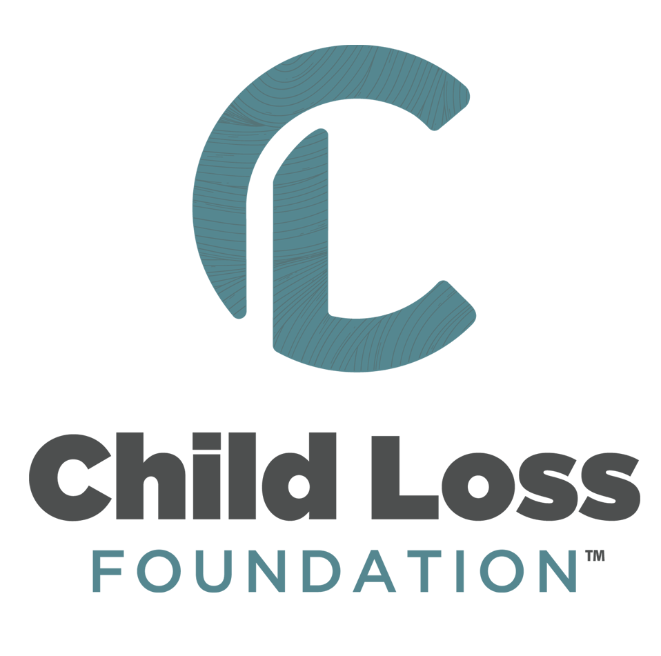 Child Loss Foundation text logo in bold, sans-serif font.