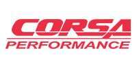 CORSA Performance logo in red italic text on a white background