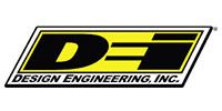 Black and yellow “DEI Design Engineering, Inc.” logo on a white background