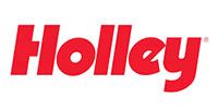Holley logo in red italic text on a white background