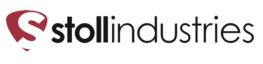 The logo for Stoll Industries, featuring a stylized red letter 