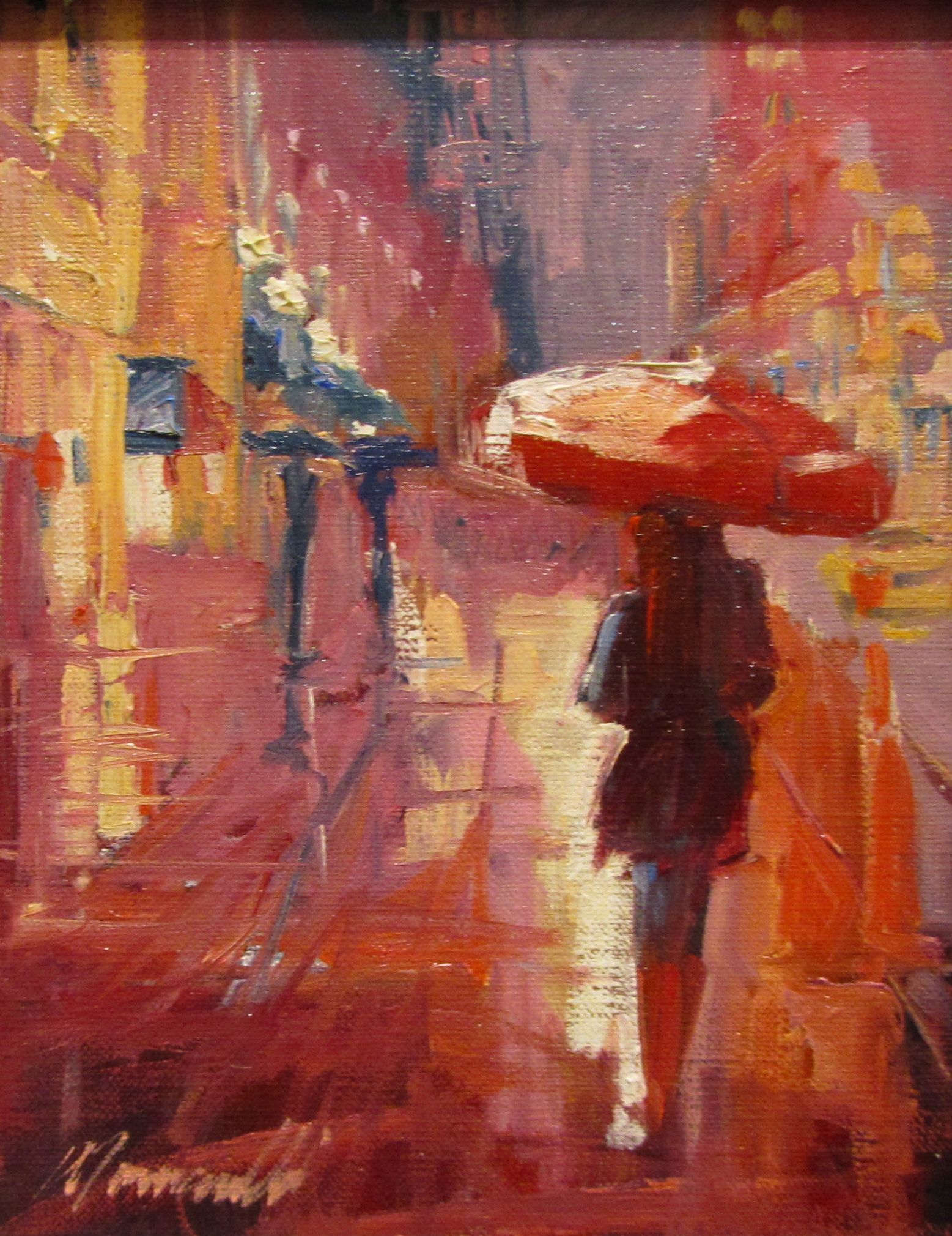 トニー・アゴステニ Tony Agostini 「アトリエノ隅」　油彩 フランス Artists M – Z Biographies | Works of Art | Chestnut Hill, MA