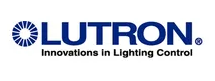 Lutron logo with blue sunburst icon and “Innovations in Lighting Control” tagline