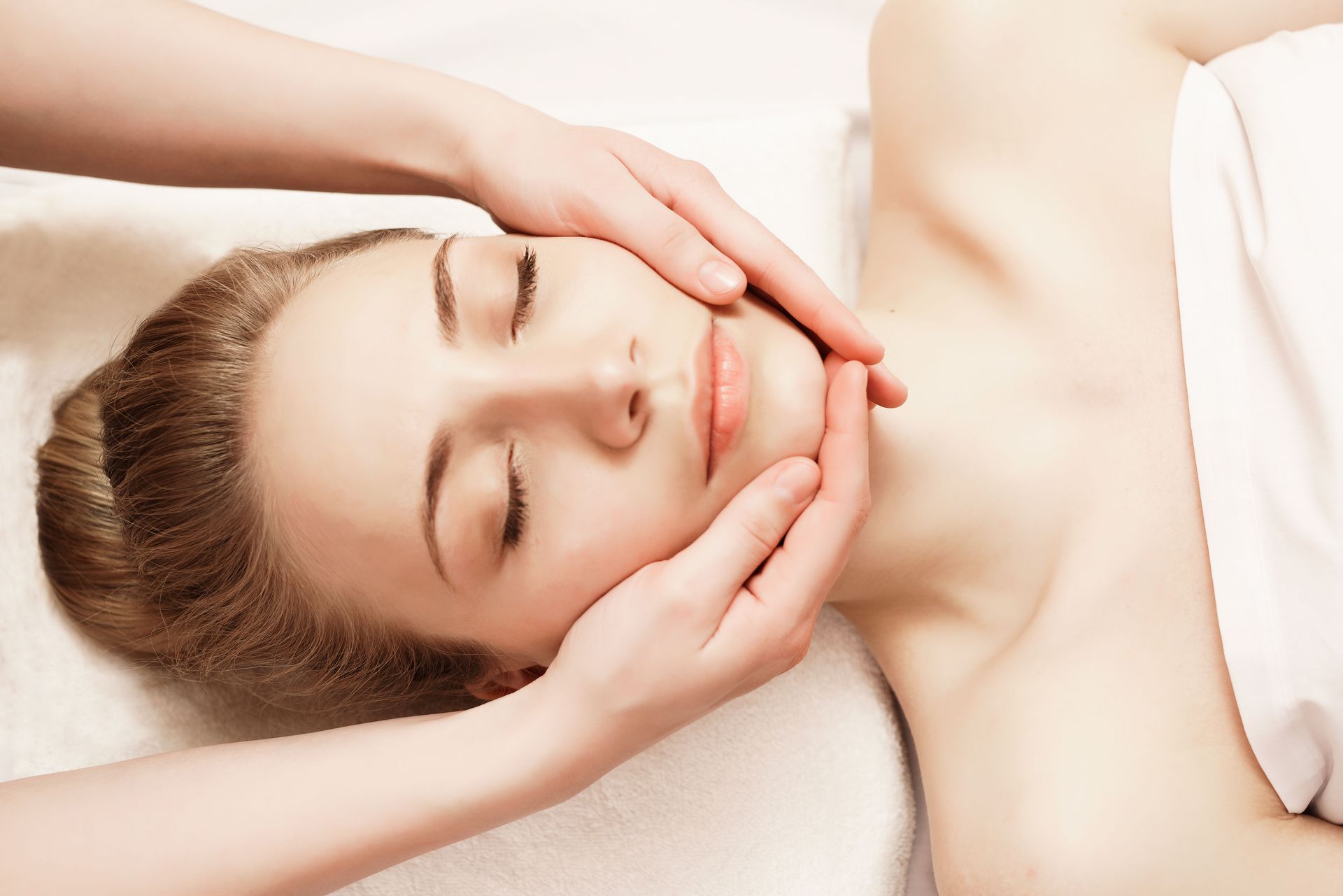 Clean, professional medical spa treatment room with neutral tones at Infinity Wellness LLC in Cleveland