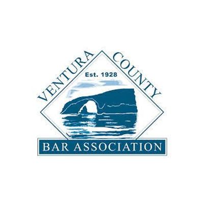 Ventura County Bar Association logo with ocean arch and “Est. 1928” text