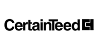 CertainTeed logo in black text on a white background