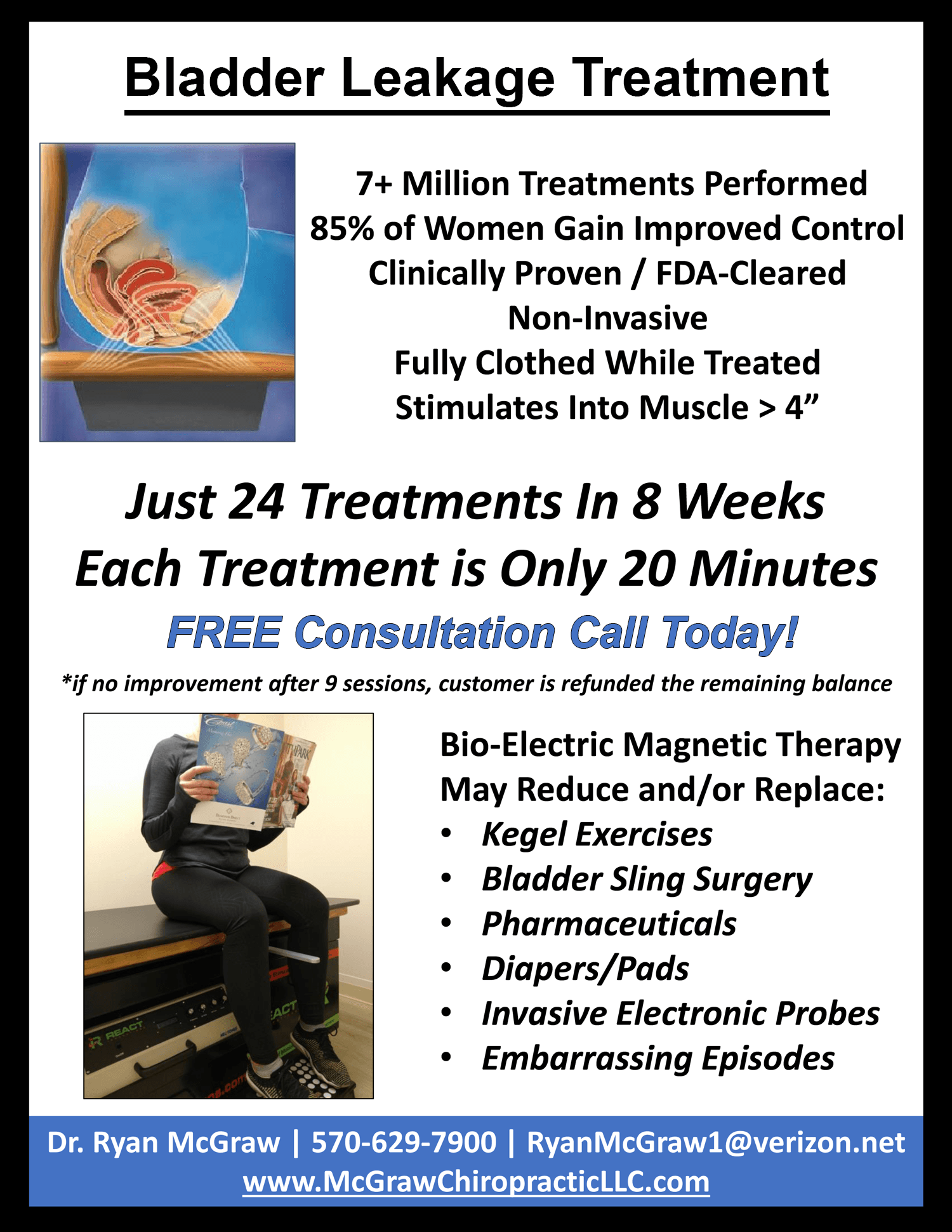 Bladder Leakage Treatment Incontinence Tannersville, PA