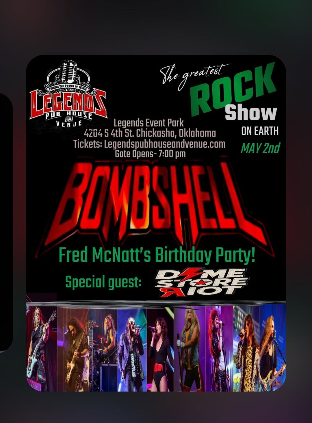 Upcoming Shows | Chickasha, OK